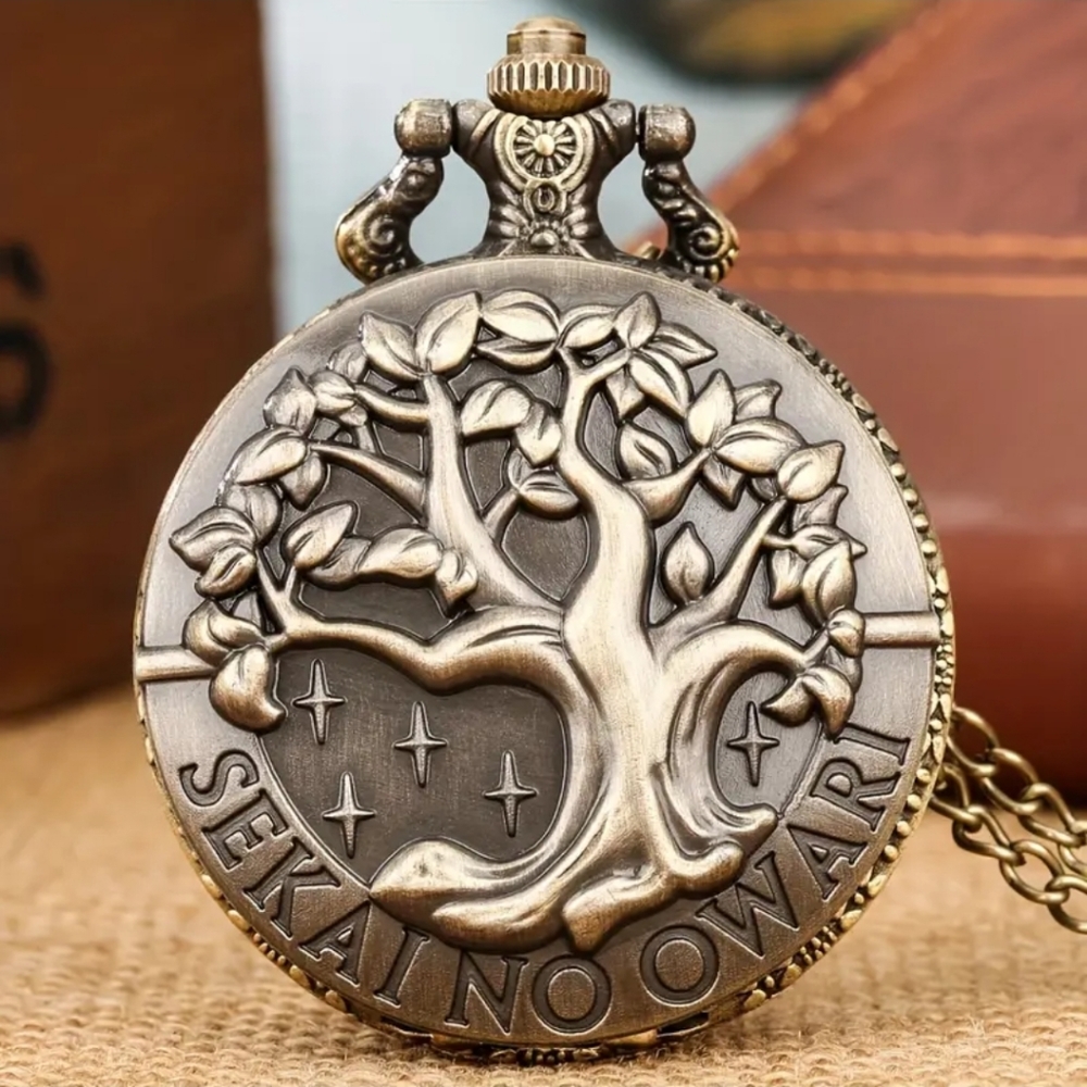 New tree of life quartz pocket watch